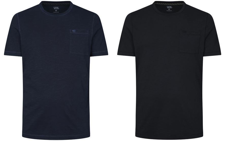 CAMEL ACTIVE Herren T-Shirt Schwarz Blau 4096439T03 Neu S M L XL XXL 3XL