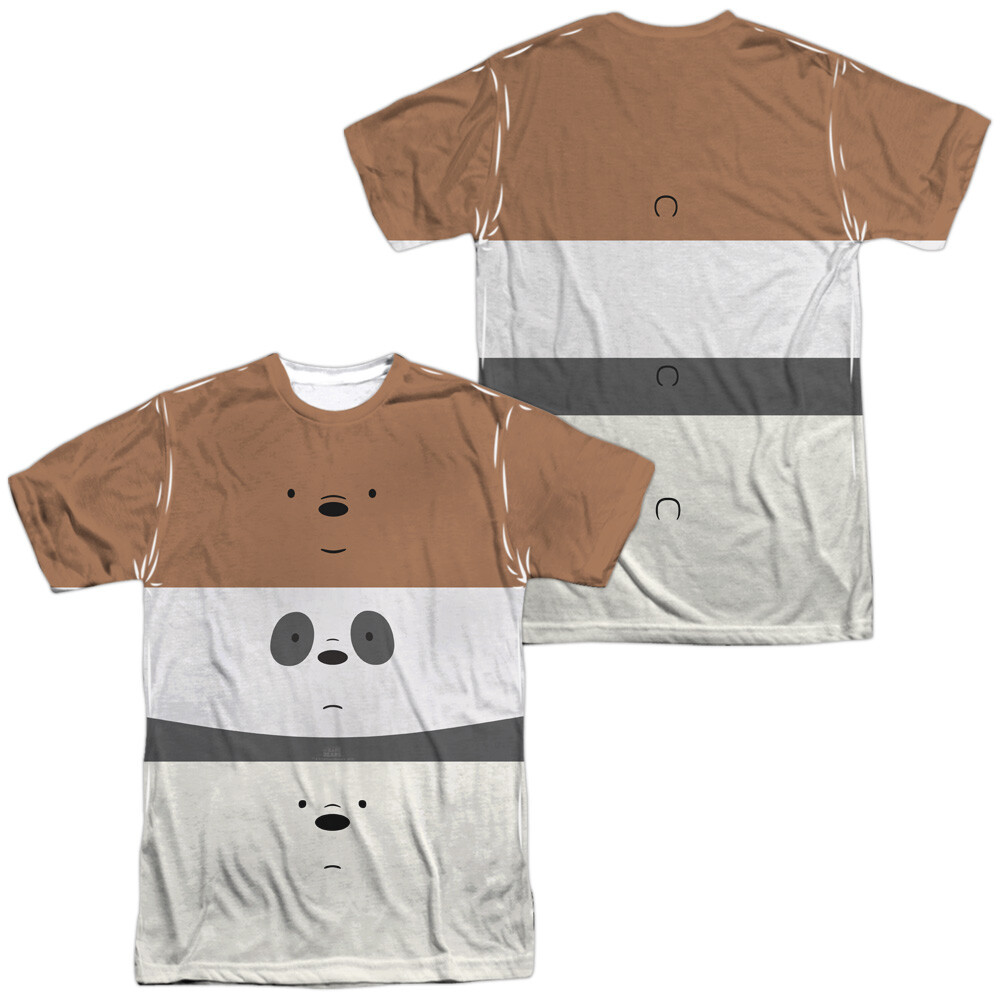 We Bare Bears Stack Unisex Adult Halloween Costume T Shirt, S-3XL