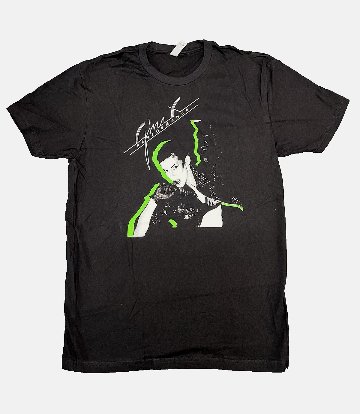 Gina X Performance Fan Made T-Shirt Deadstock Unworn Minimal Wave Synth Pop Med
