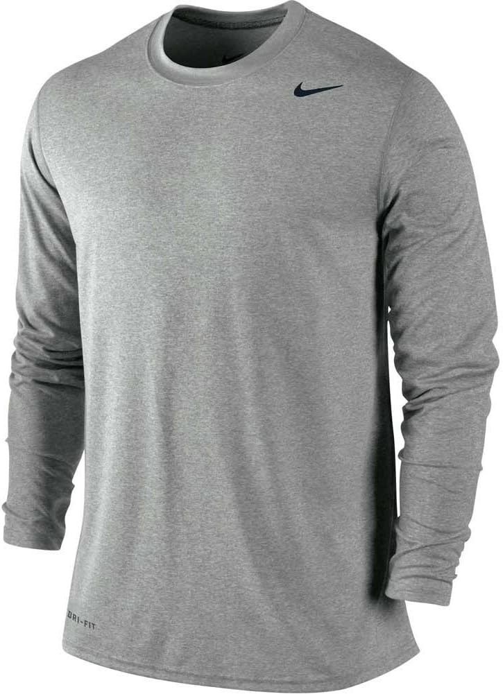 Nike Legend 2.0 Dri-Fit Training LS Shirt Size 3XL Carbon Heather 727980 493 NEW