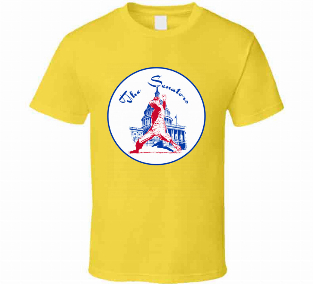 Washington Senators Retro Baseball Team Fan T Shirt