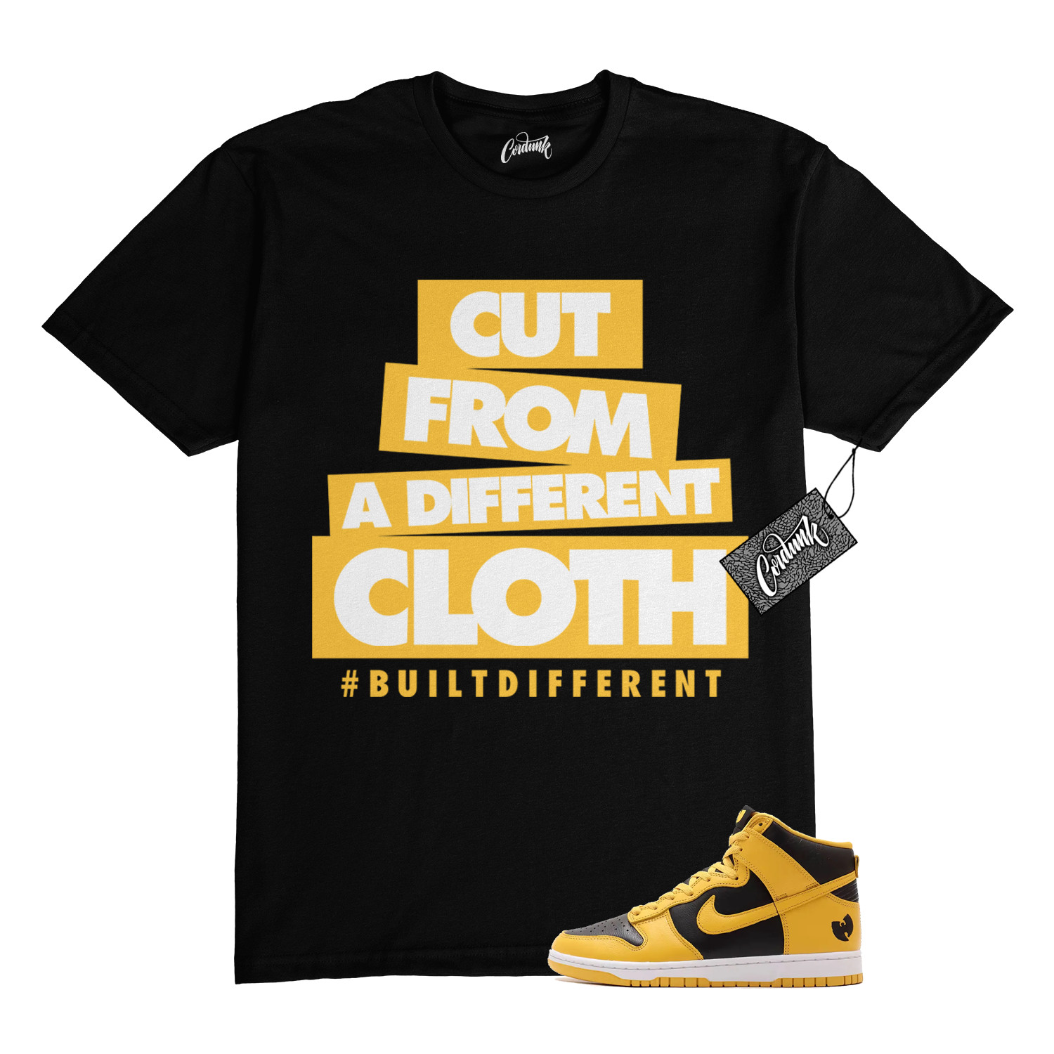 Dunk Tang Pollen Yellow Gold Black White High 2024 T Shirt to Match CLOTH