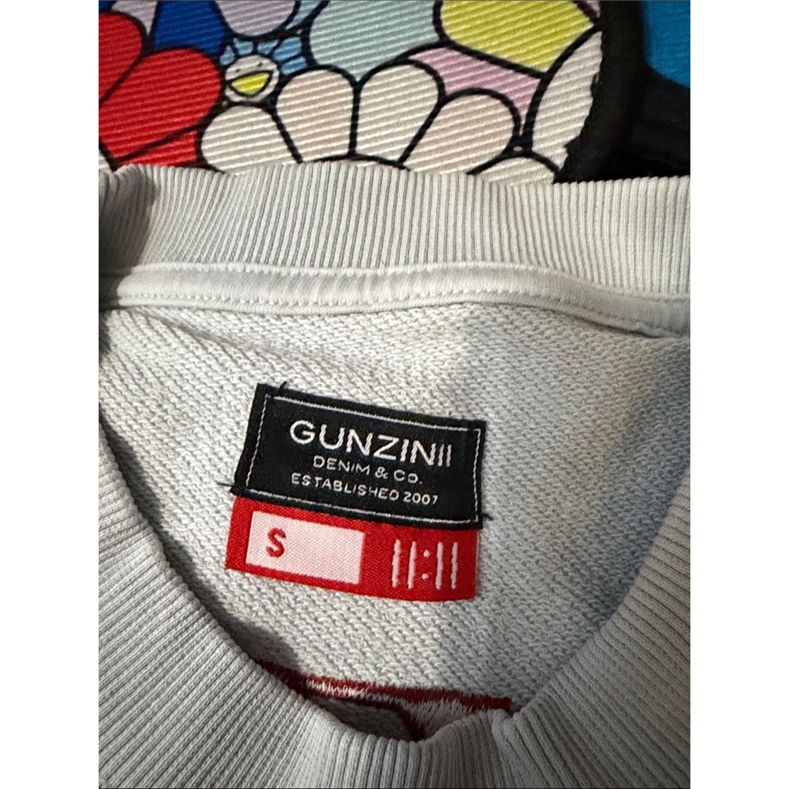 Gunzinii Denim & Co. “Heart on Fire” Split-Tone Graphic Tee