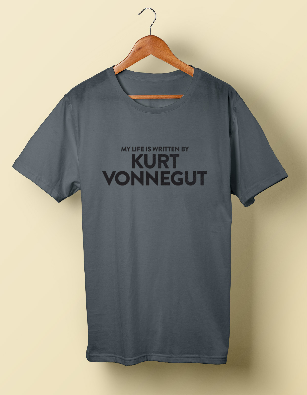 My Life is Written by Kurt Vonnegut Tee Shirt T-Shirt S M L XL 2X 3X 4X 5X