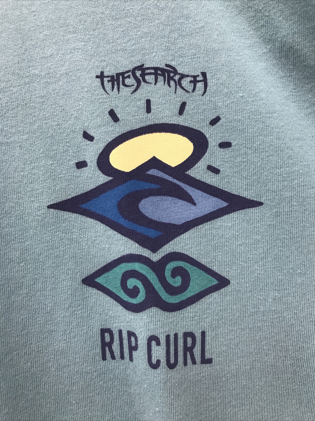 NEW Rip Curl Organic Cotton LS Men Medium Sun Shirt Navy Soft Feel
