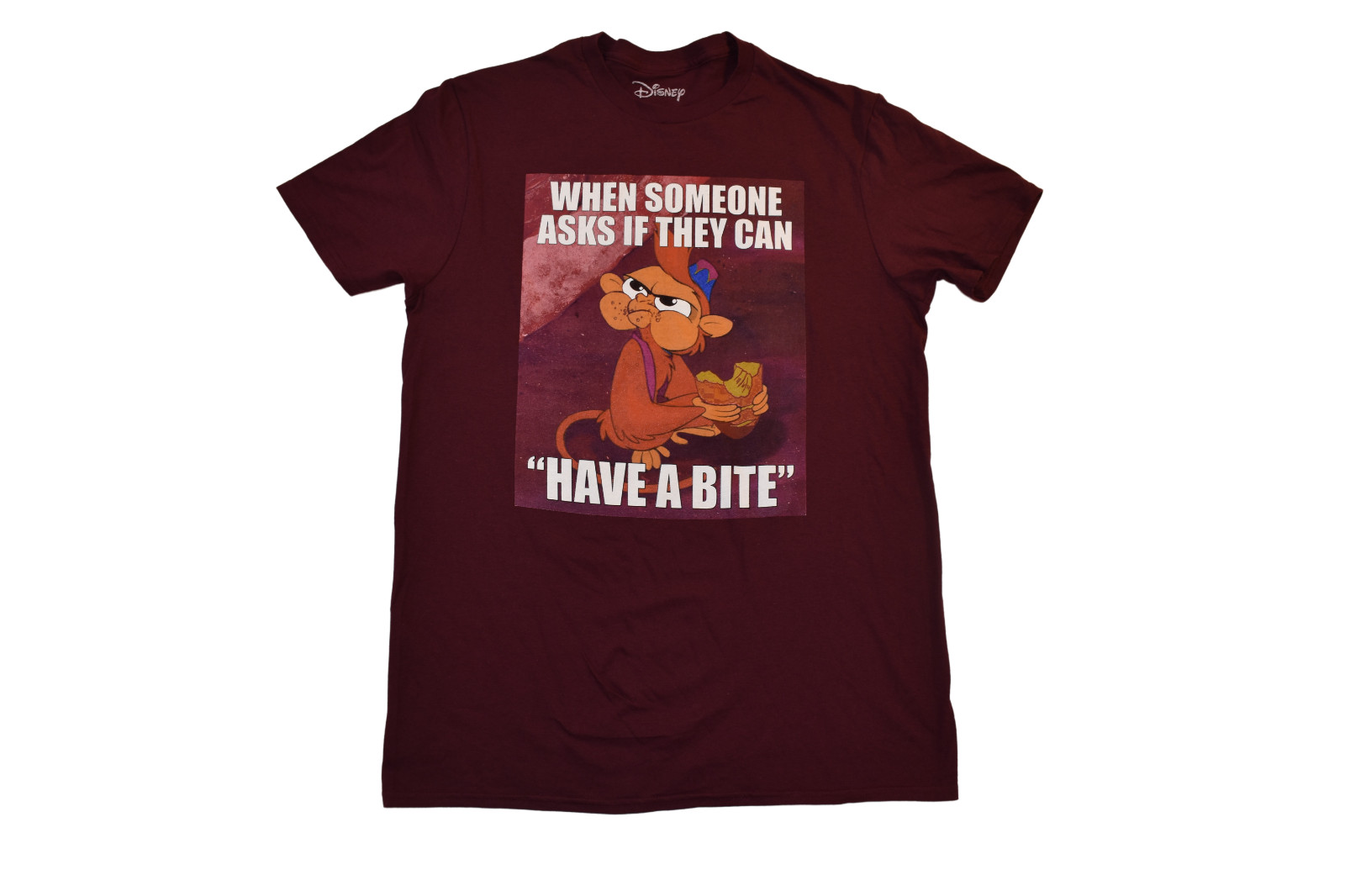 Disney Mens Meme Abu When Someone Asks.. Aladdin Shirt New S, M, L