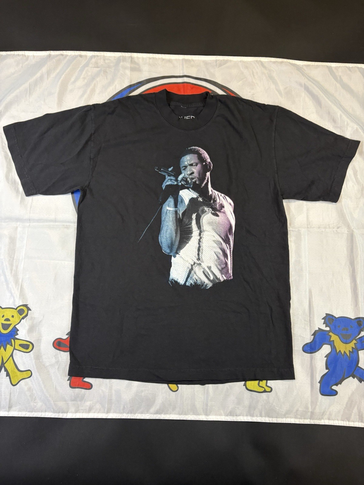 Usher My Way Las Vegas 2022 Tour T-Shirt Graphic Rap Tee Men’s M