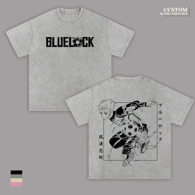 Nagi Seishiro Blue Lock Anime Graphic Tee Egoist Striker Soccer T-Shirt