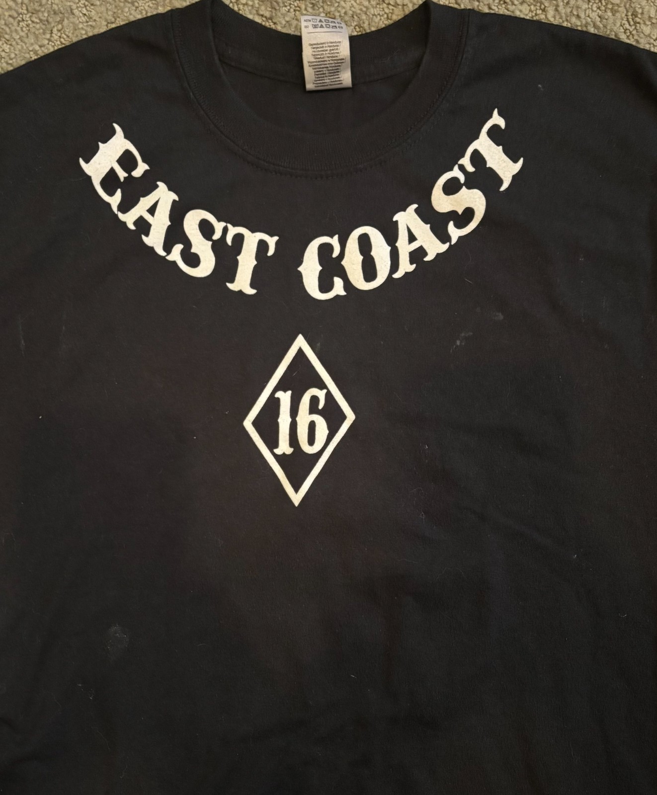 SUPPORT 16 PAGAN’S MC MOTORCYCLE CLUB EAST COAST 16 T SHIRT X-LARGE