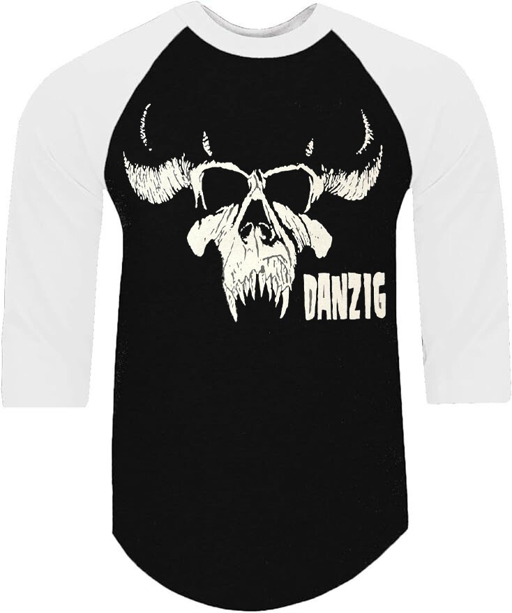 DANZIG PUNK ROCK SHIRT RAGLAN 3/4 SLEEVE (Multiple Variations)
