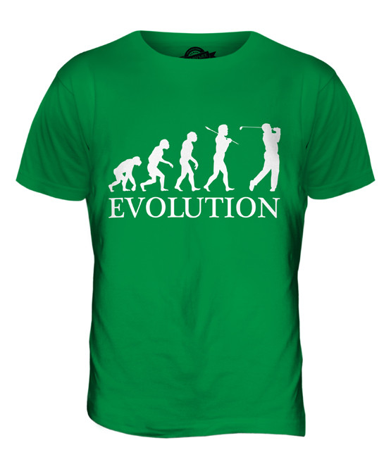 GOLF SPIELER EVOLUTION DES MENSCHEN HERREN T-SHIRT TEE SHIRT XS S M L XL 2XL 3XL