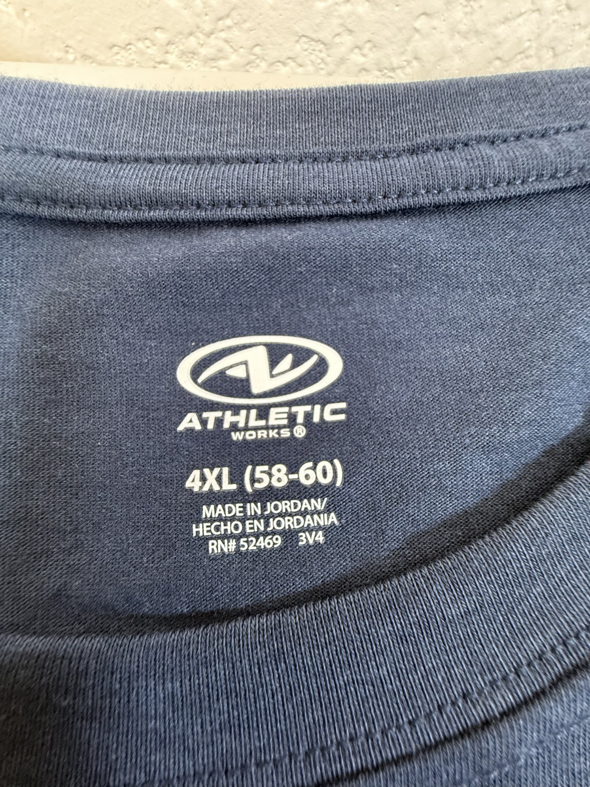 Men’s Shirts, (New w/tags), Athletic Works, S/S Crew Neck Pocket Tee 4XL (58-60)