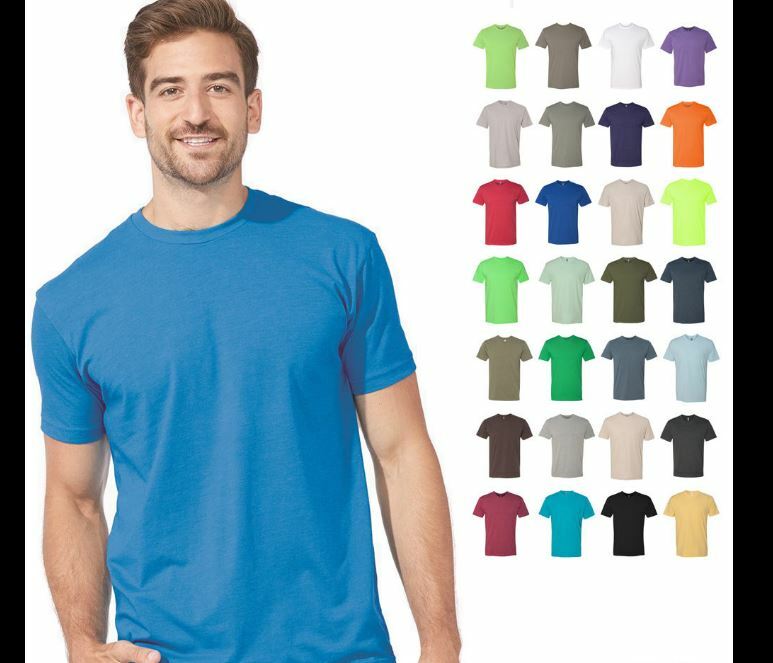 Next Level Premium Fitted CVC Crew T-Shirt XS-4XL Soft Tee Athletic Fit 6210