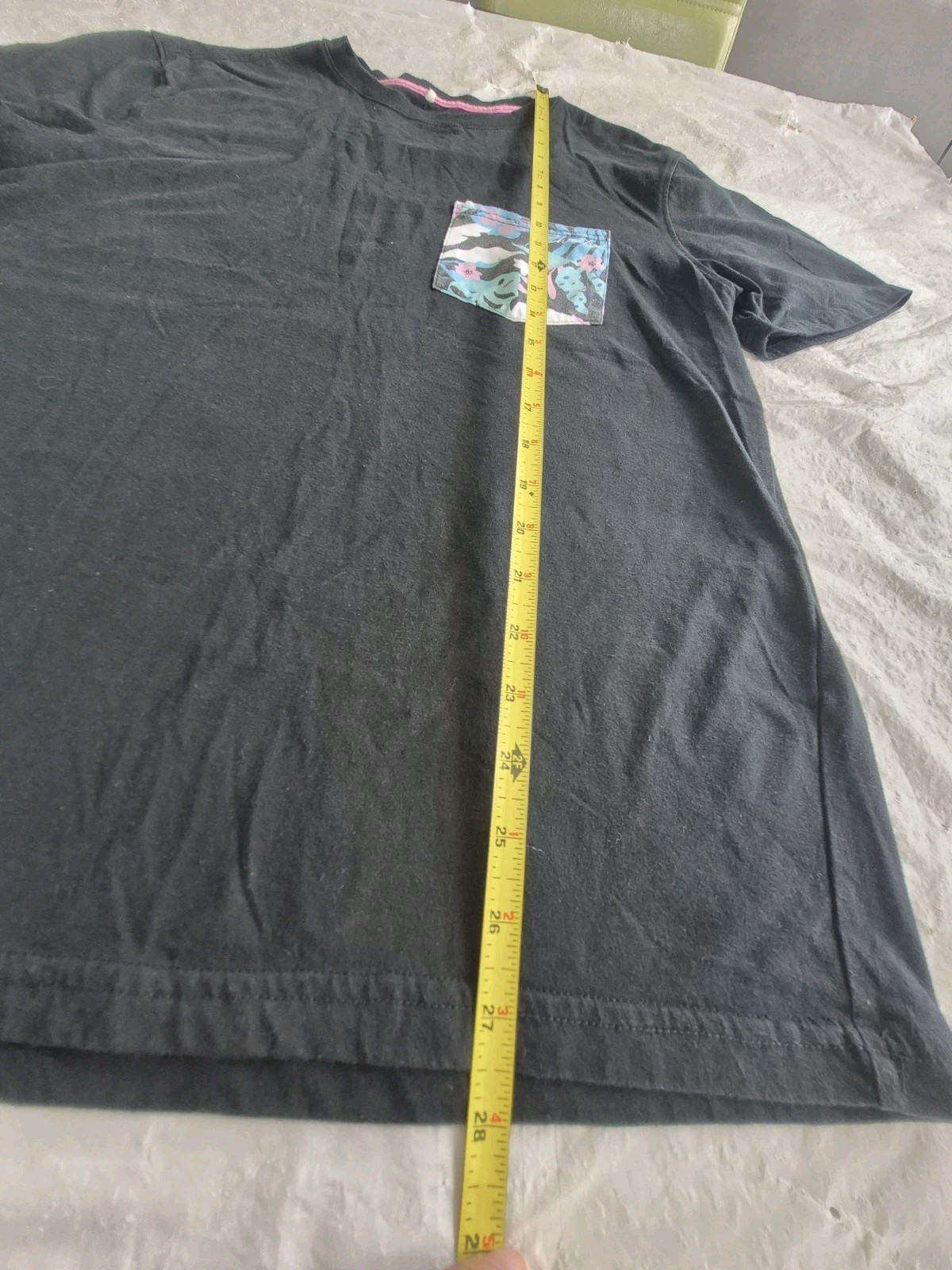 Men Chubbies The Weekend Has Arrived Short Sleeve Black Pocket Tshirt Medium