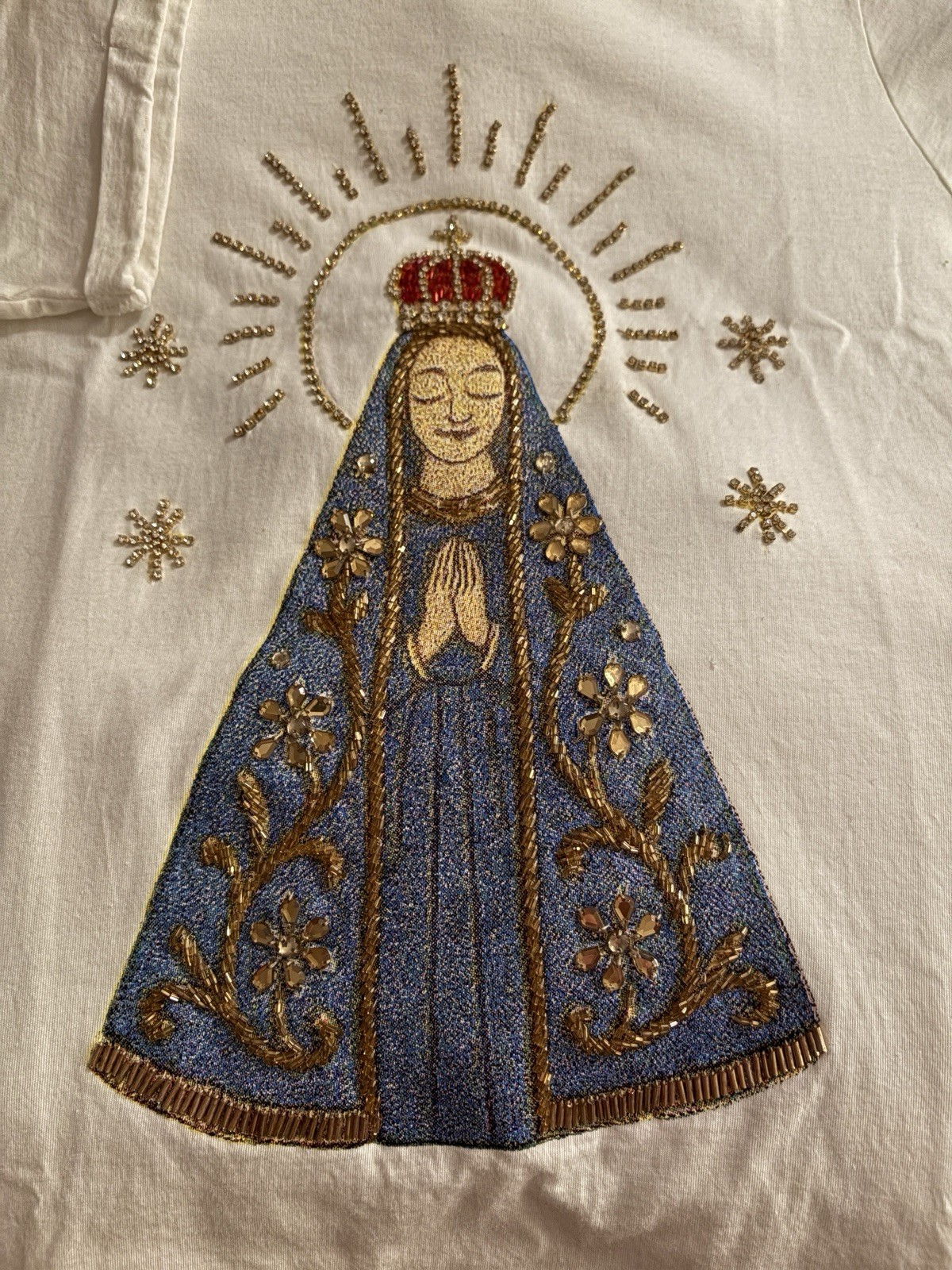 Handmade Nossa Senhora Aparecida Holy Mother Small Tshirt