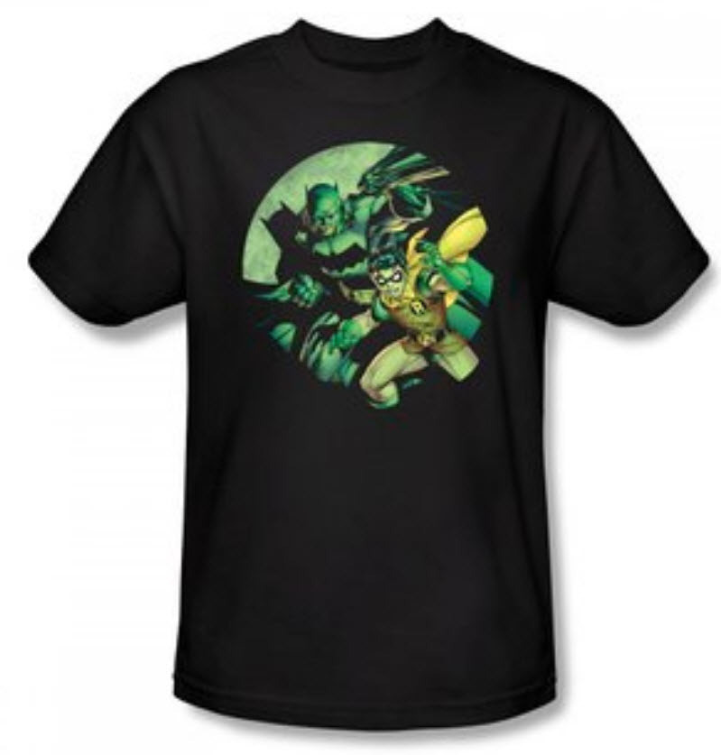 DC Universe Batman and Robin Comic Book Characters Bubble Gum Design Unisex Tee