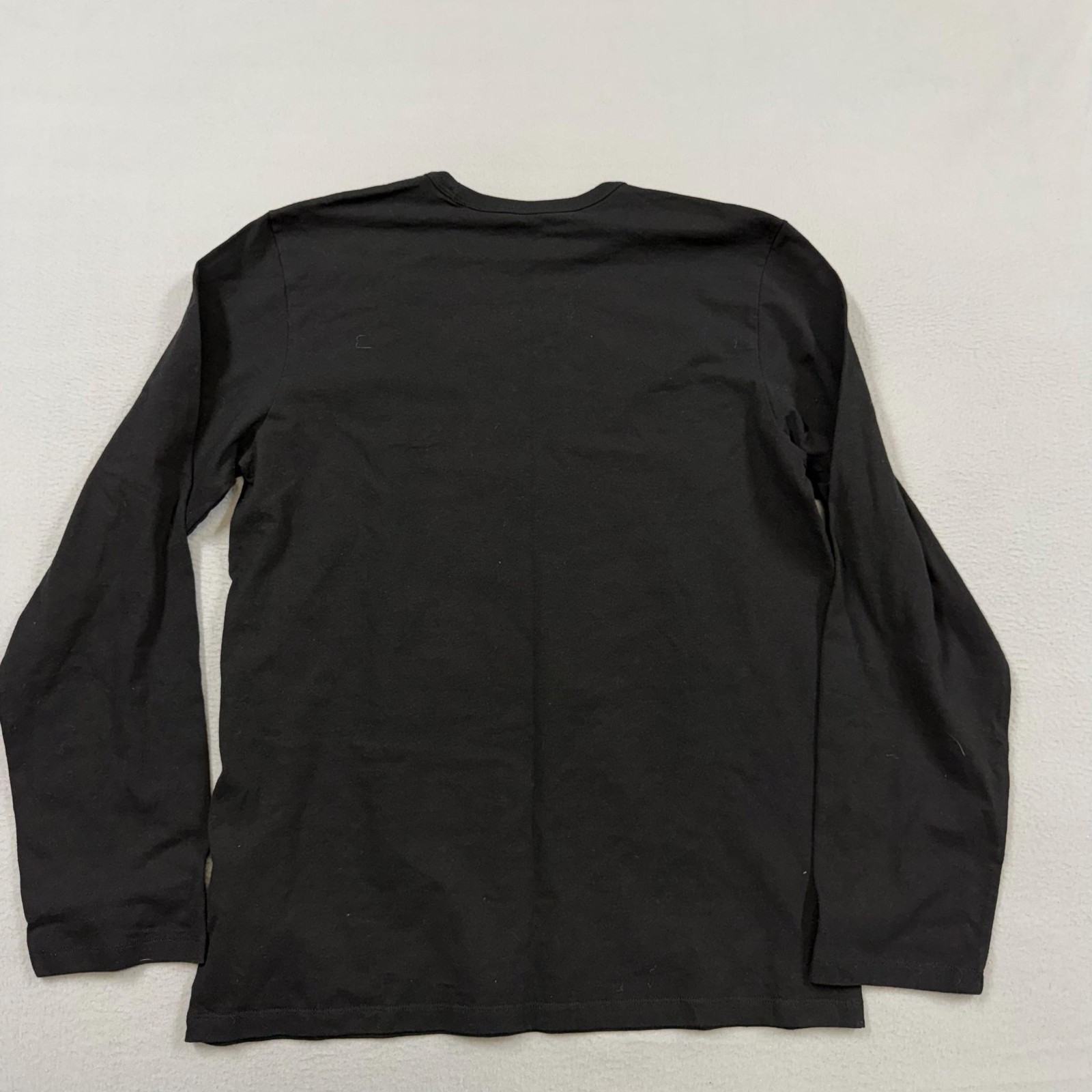 The North Face Shirt Mens Large Black Long Sleeve Trail Run Mtn Tour Graphic