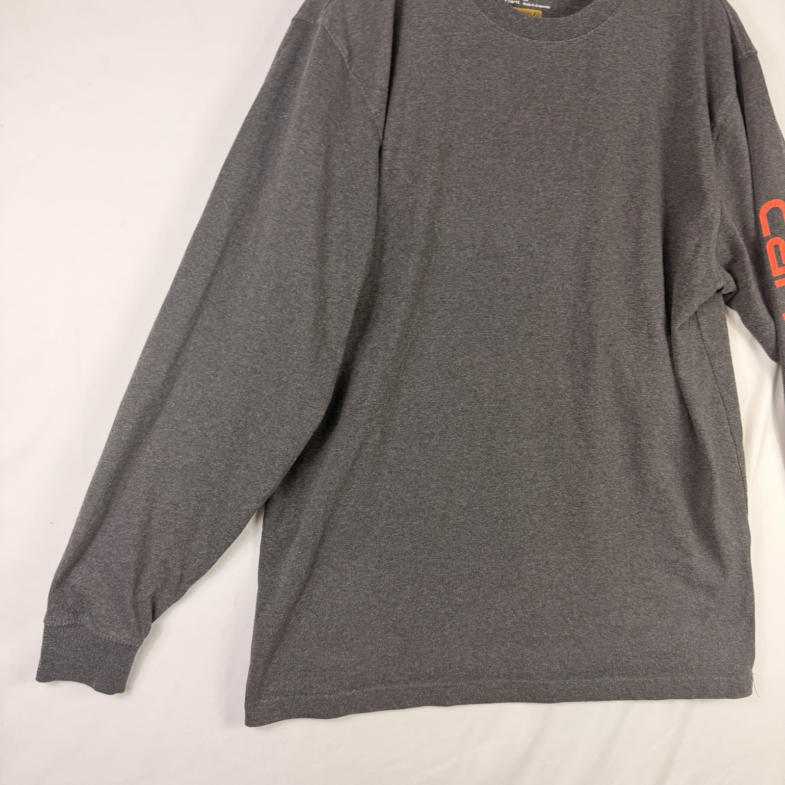 Carhartt T-Shirt Men’s Medium Original Fit Gray Pocket Long Sleeve K231