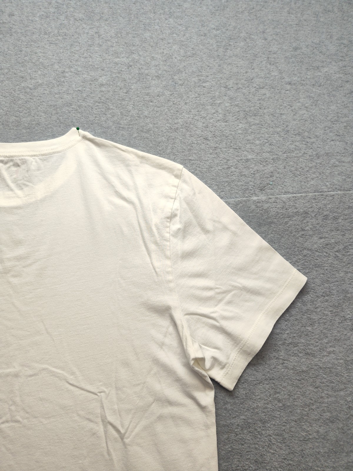J Crew Men T Shirt M White 100% Cotton Classic Fit Short Sleeve Crew Neck Tee
