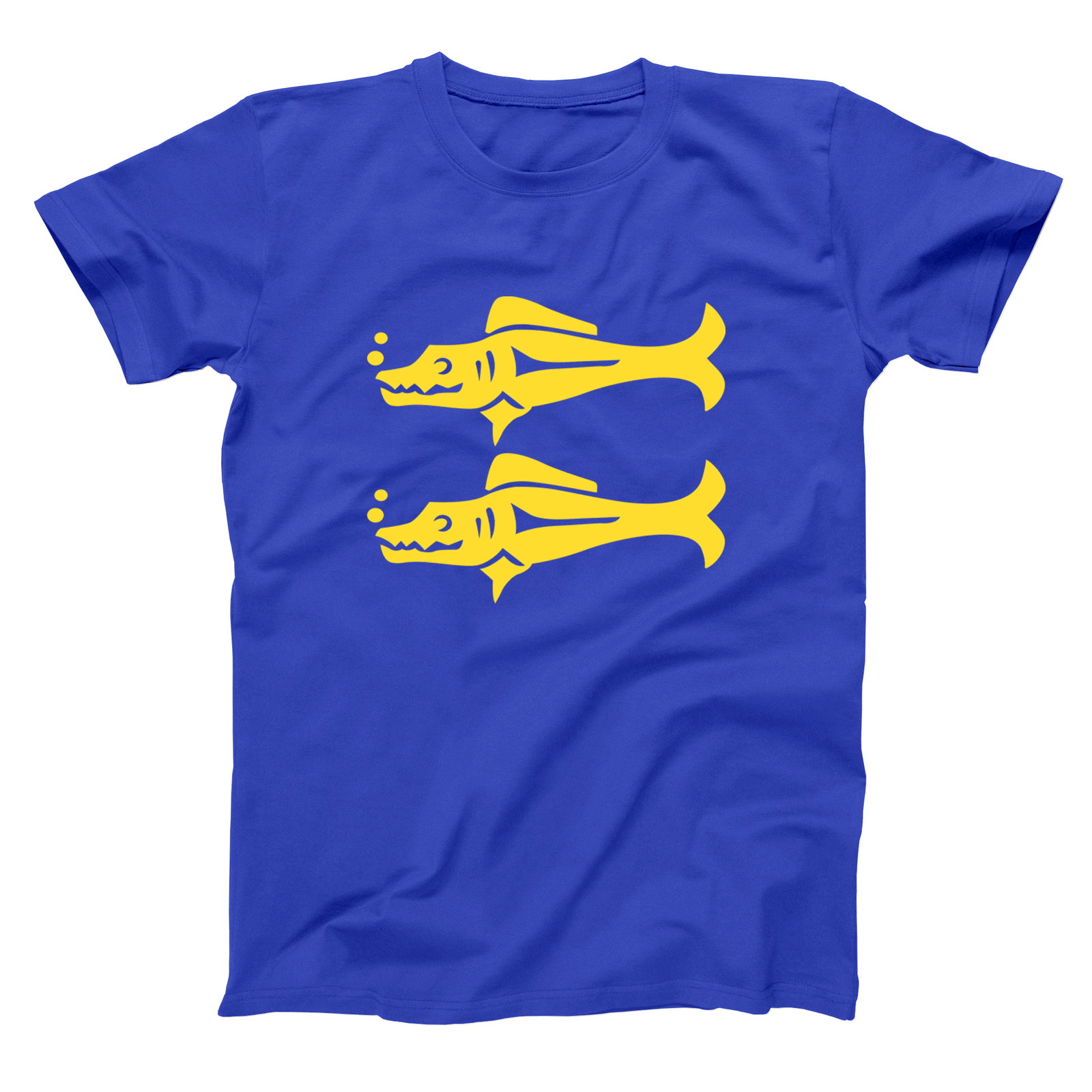 Blue Barracudas Team Costume Outfit Costume Royal Blue Basic Men’s T-Shirt