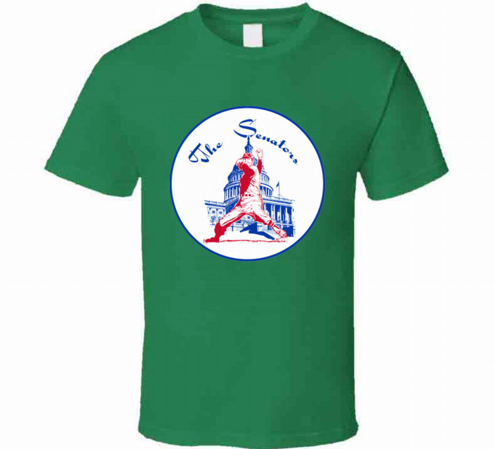 Washington Senators Retro Baseball Team Fan T Shirt