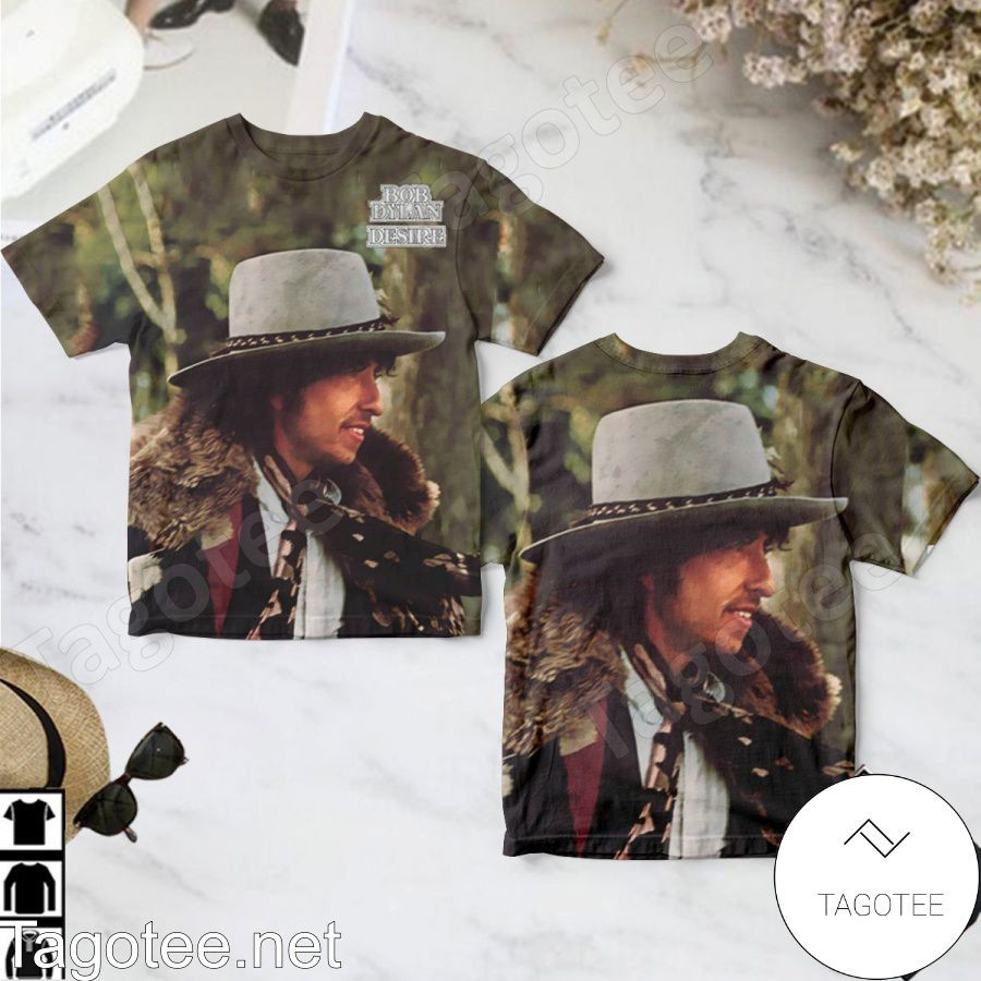 Bob Dylan Desire Album Cover All Over Print 3D Short SLeeve S-4XL Shirt TD977