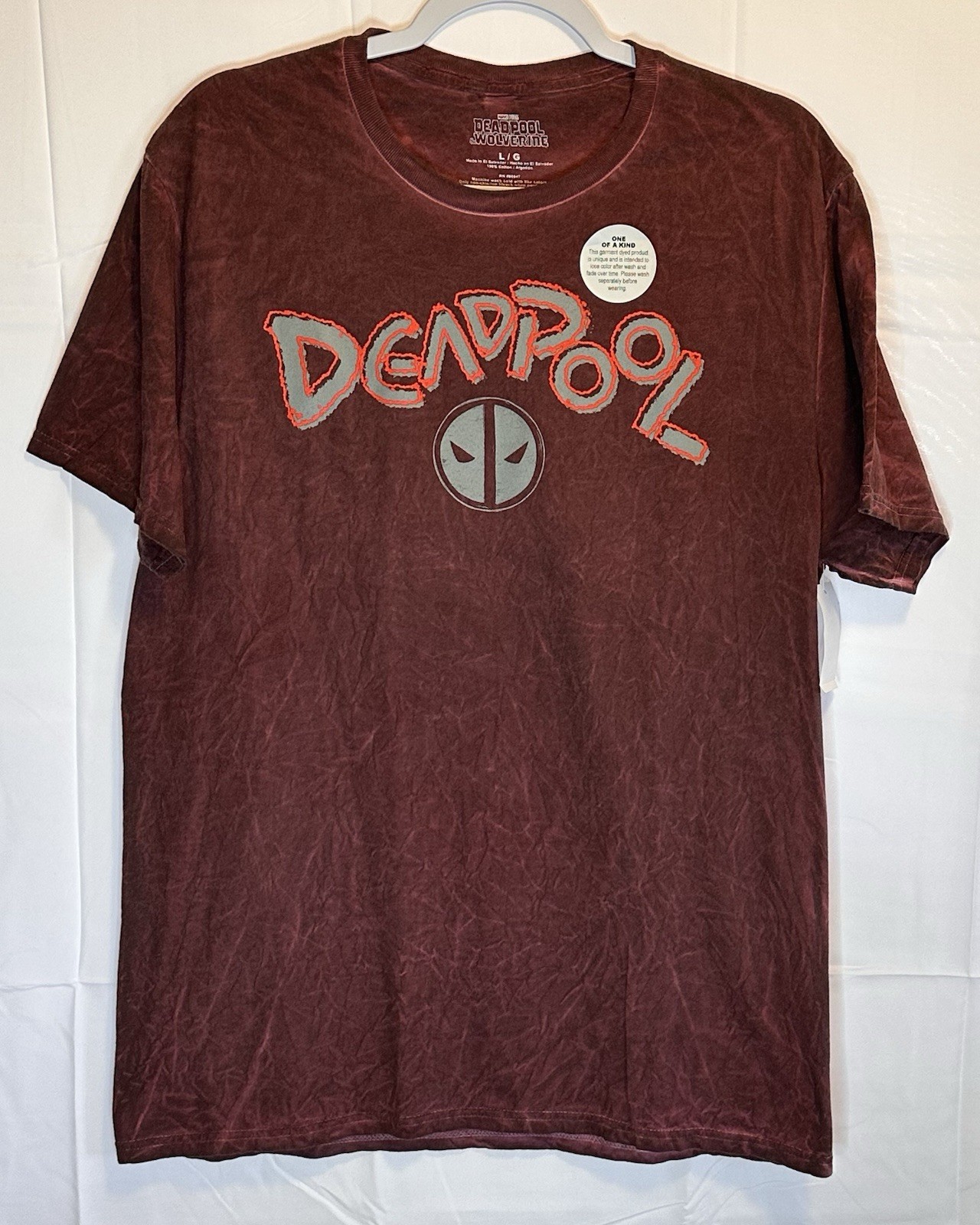 Deadpool And Wolverine Marvel Double Sided T-Shirt Size Large