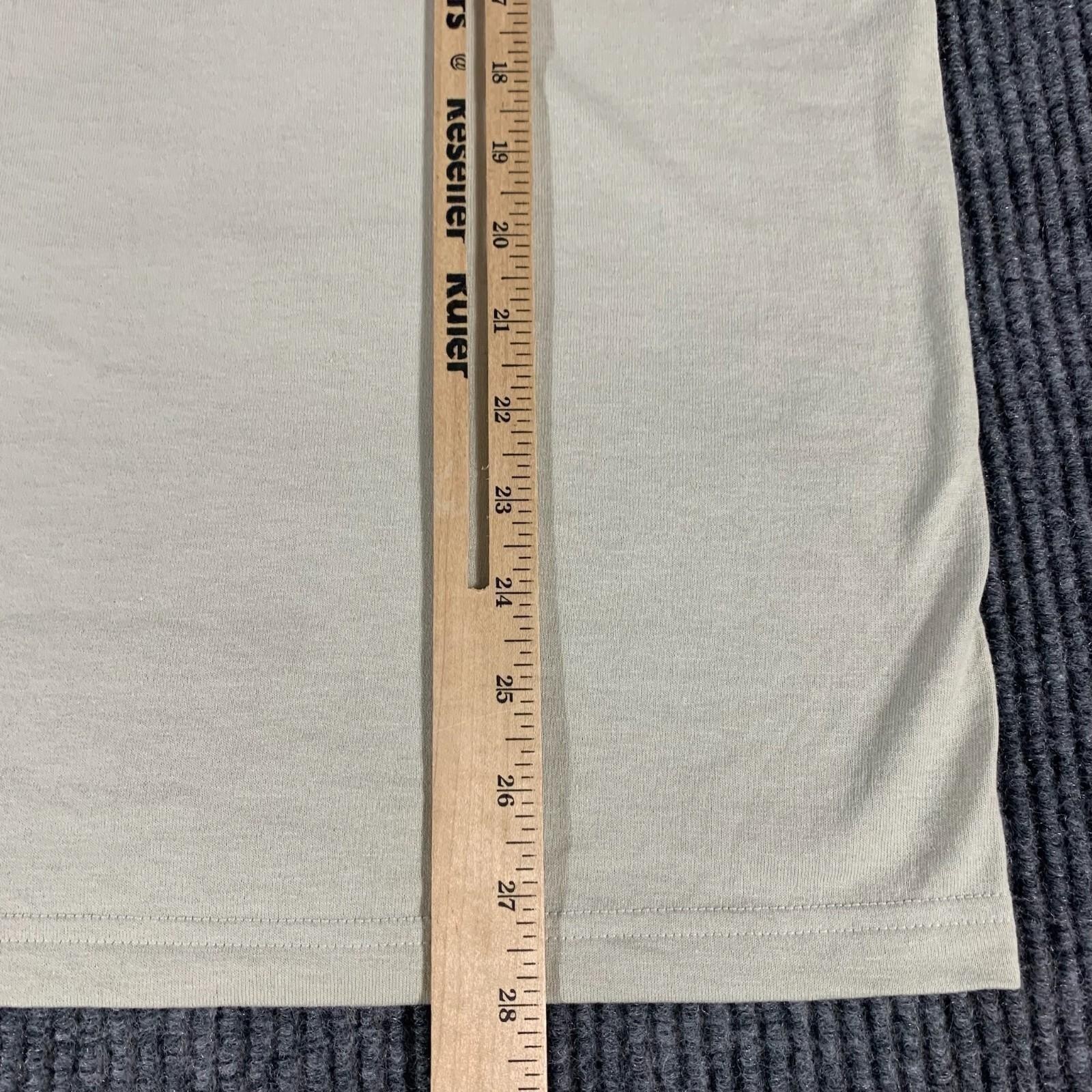VTG Fruit of the Loom T Shirt Mens Large Beige Y2K Mackinac Bridge Labor Day USA