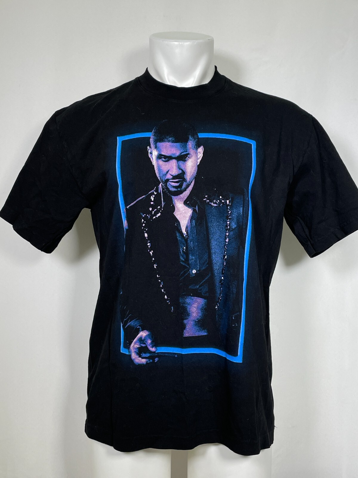USHER The Vegas Residency 2023 Concert R&B Black T-Shirt Men’s MEDIUM