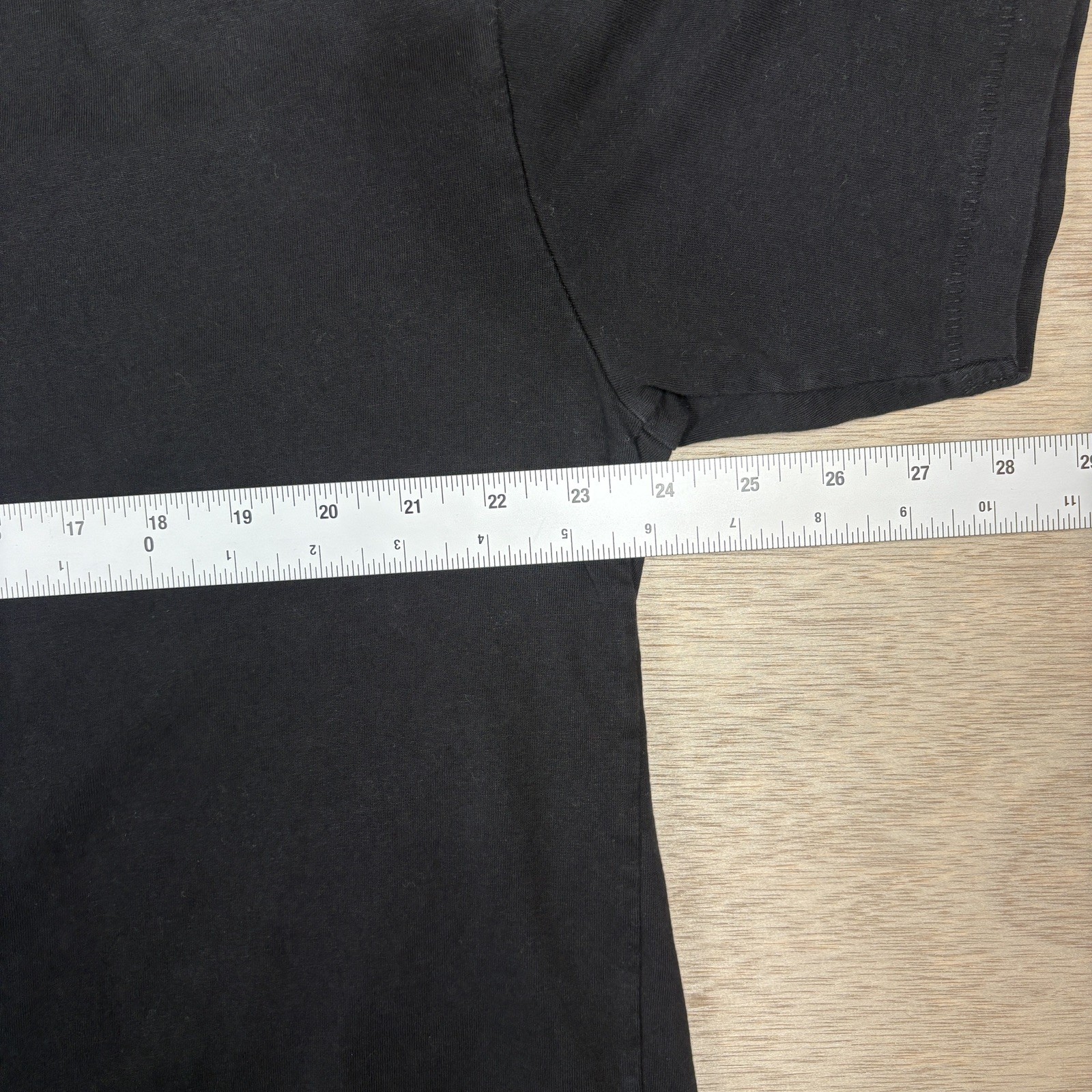 No Boundaries Men’s LARGE Oversize Cotton Tee BLACK T-Shirt pre-owned