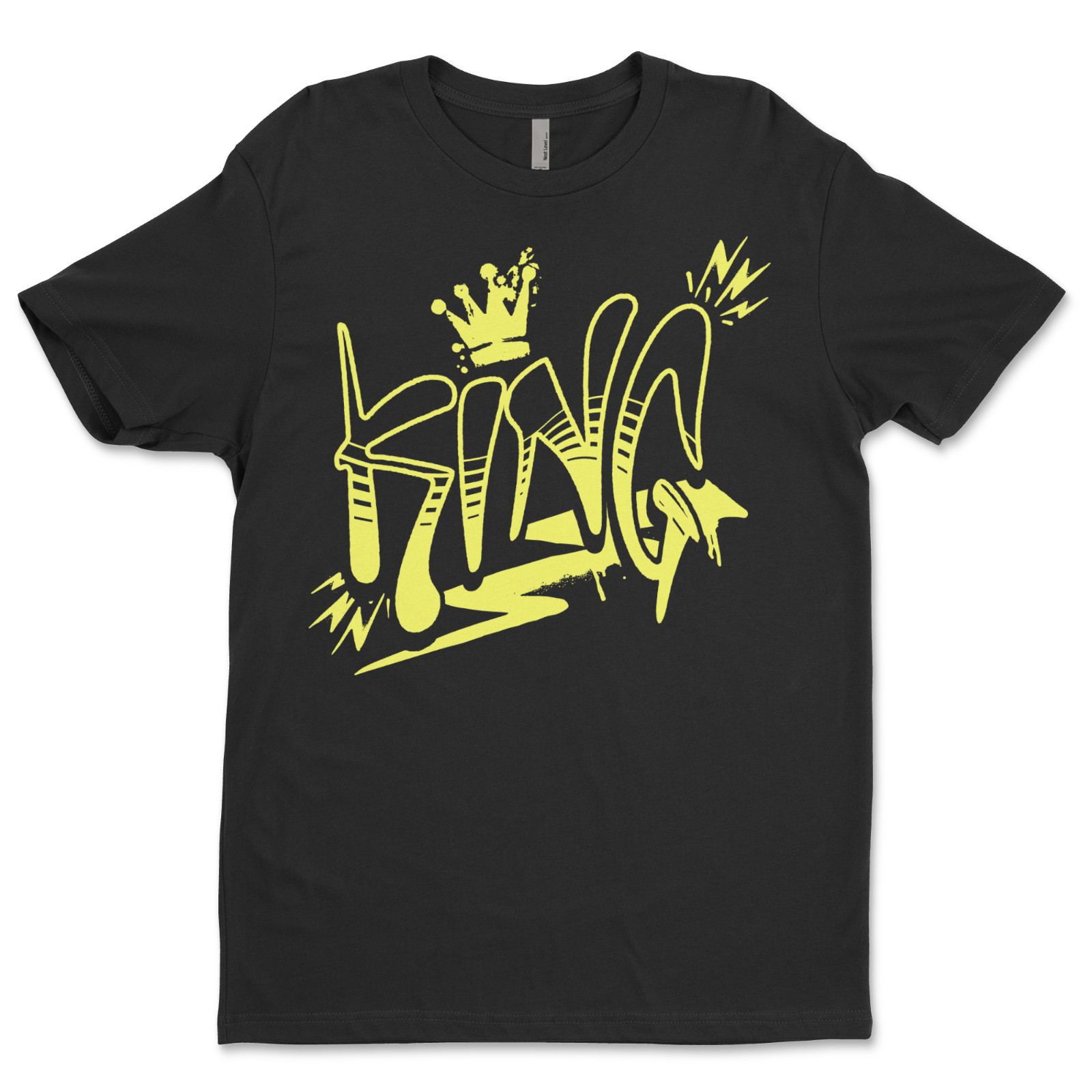 Custom T-Shirt, King ,Dtf Print On Next Level T-Shirt unisex Soft Cotton