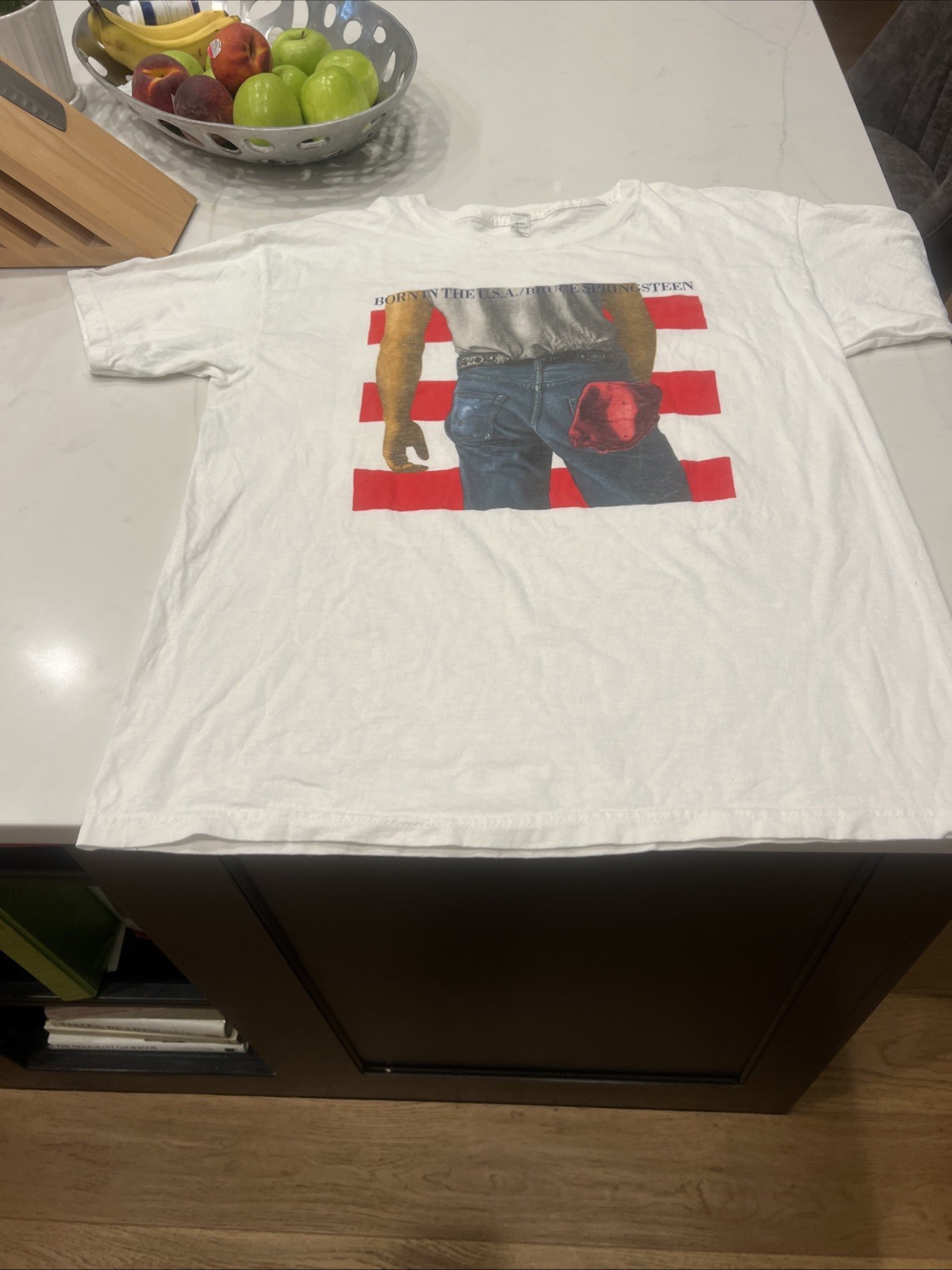BRUCE SPRINGSTEEN L Born in the USA 1984 Concert TSHIRT ReProduced in 2012 NWOT