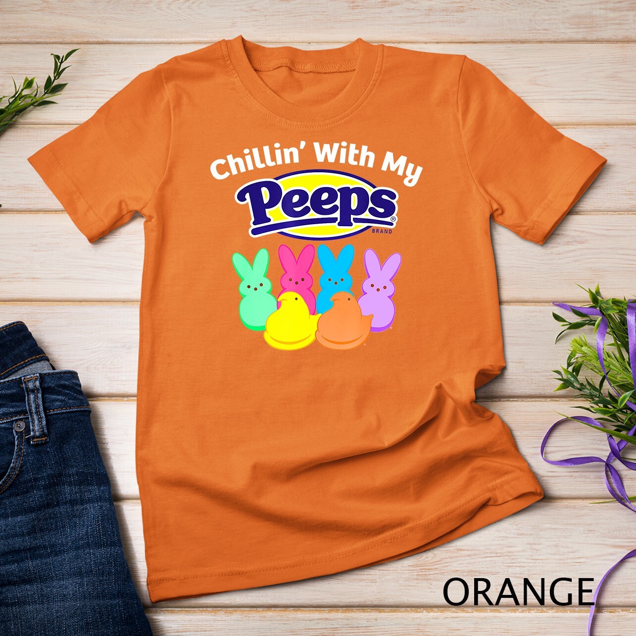 Peeps Easter Chillin’ With My Peeps T-Shirt Unisex T-shirt