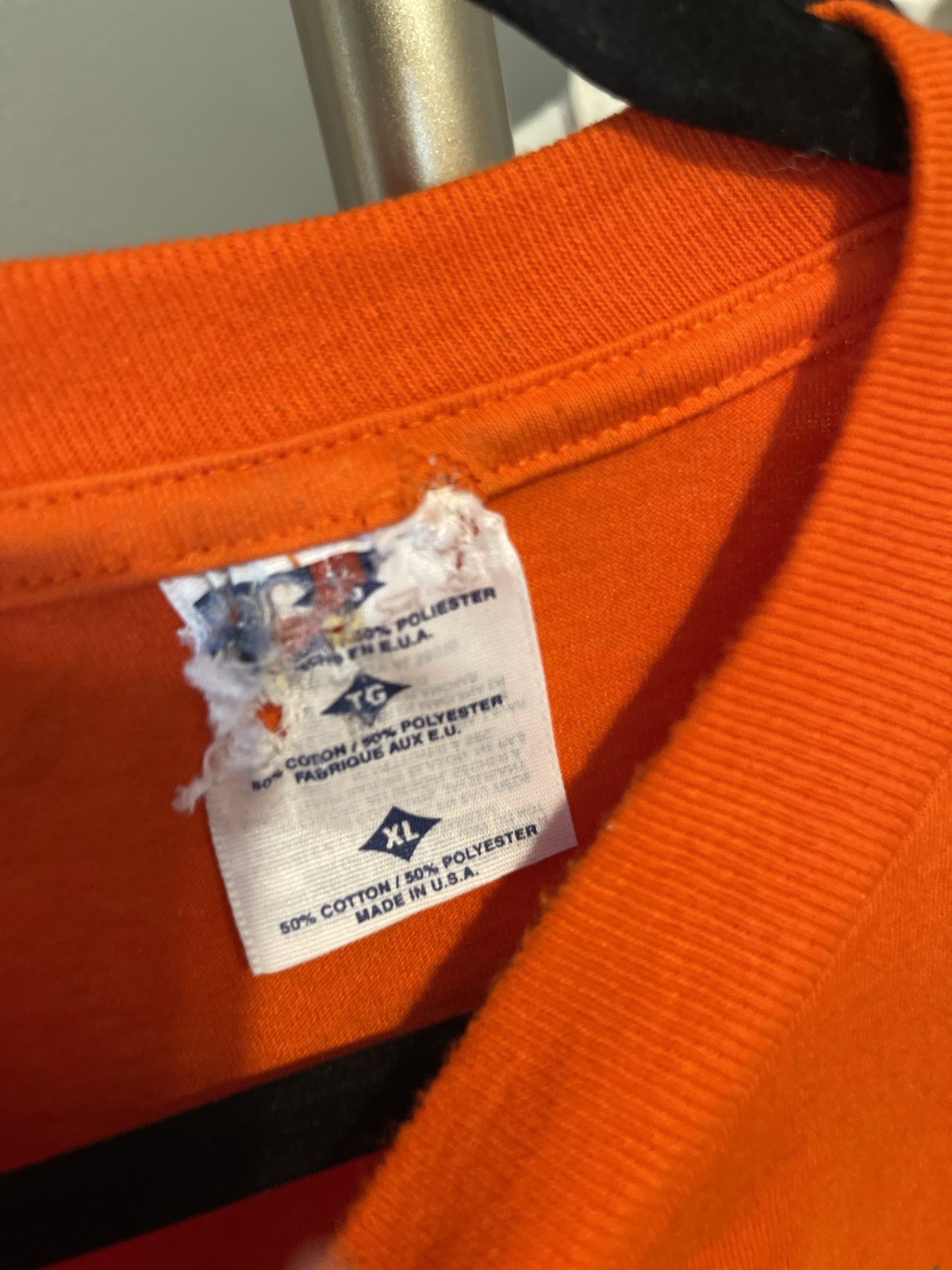 Vintage Hanes Heavyweight 50/50 Orange Halloween USPS Eagle Men’s XL