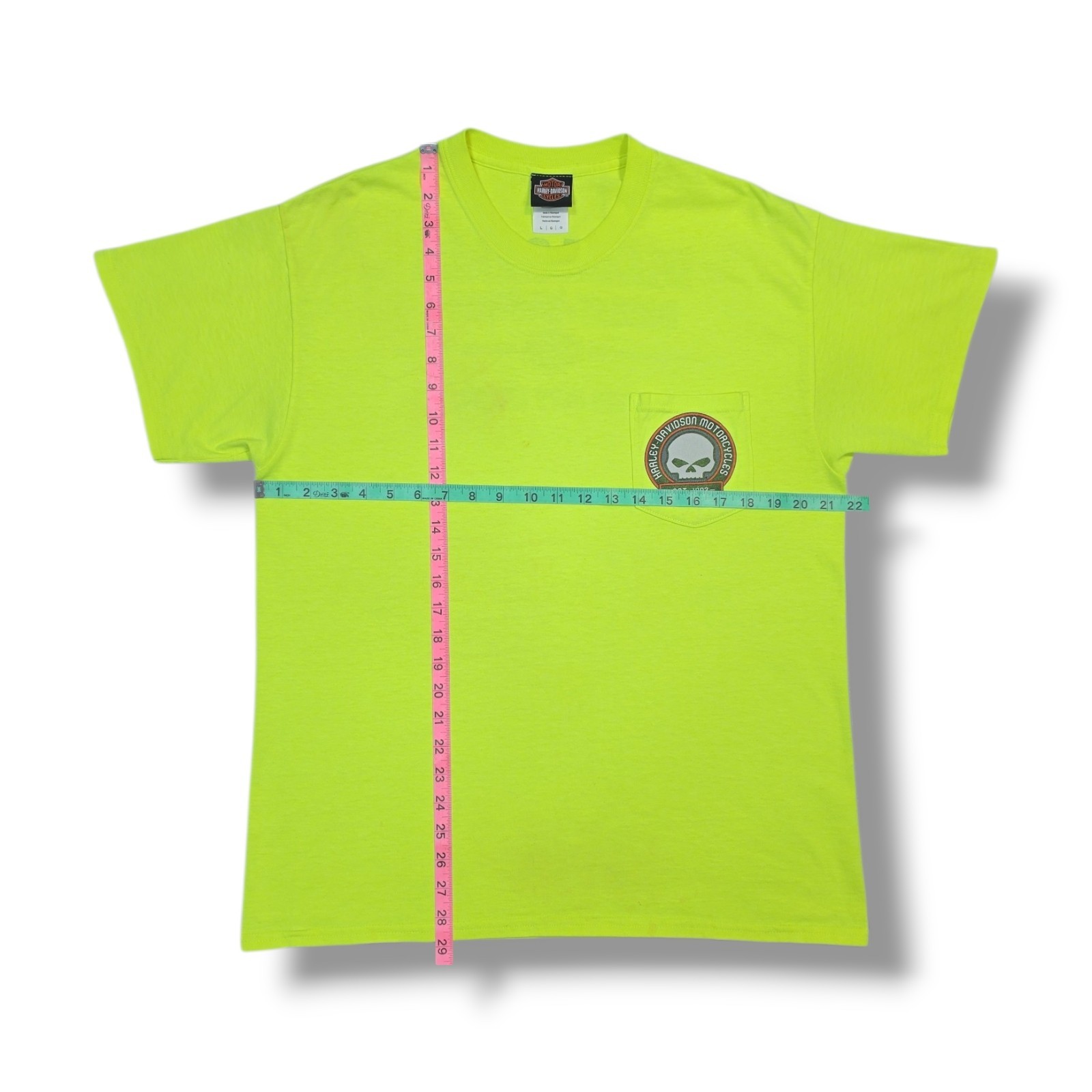 Harley-Davidson Panama City Beach, FL Beach Shack Neon Yellow T-Shirt Men’s L