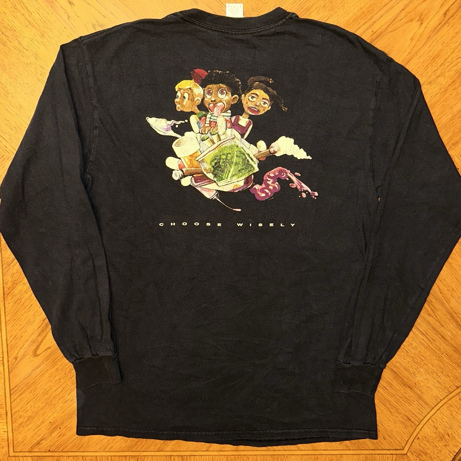 Dreamville J Cole Shirt Size Medium Black Long Sleeve Choose Wisely KOD Graphic
