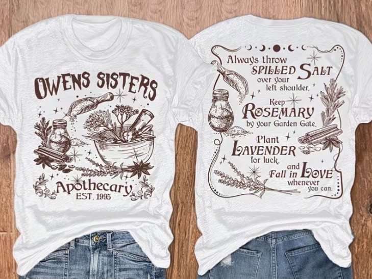 Practical Magic Movie Graphic Tee Multiple Sizes Available
