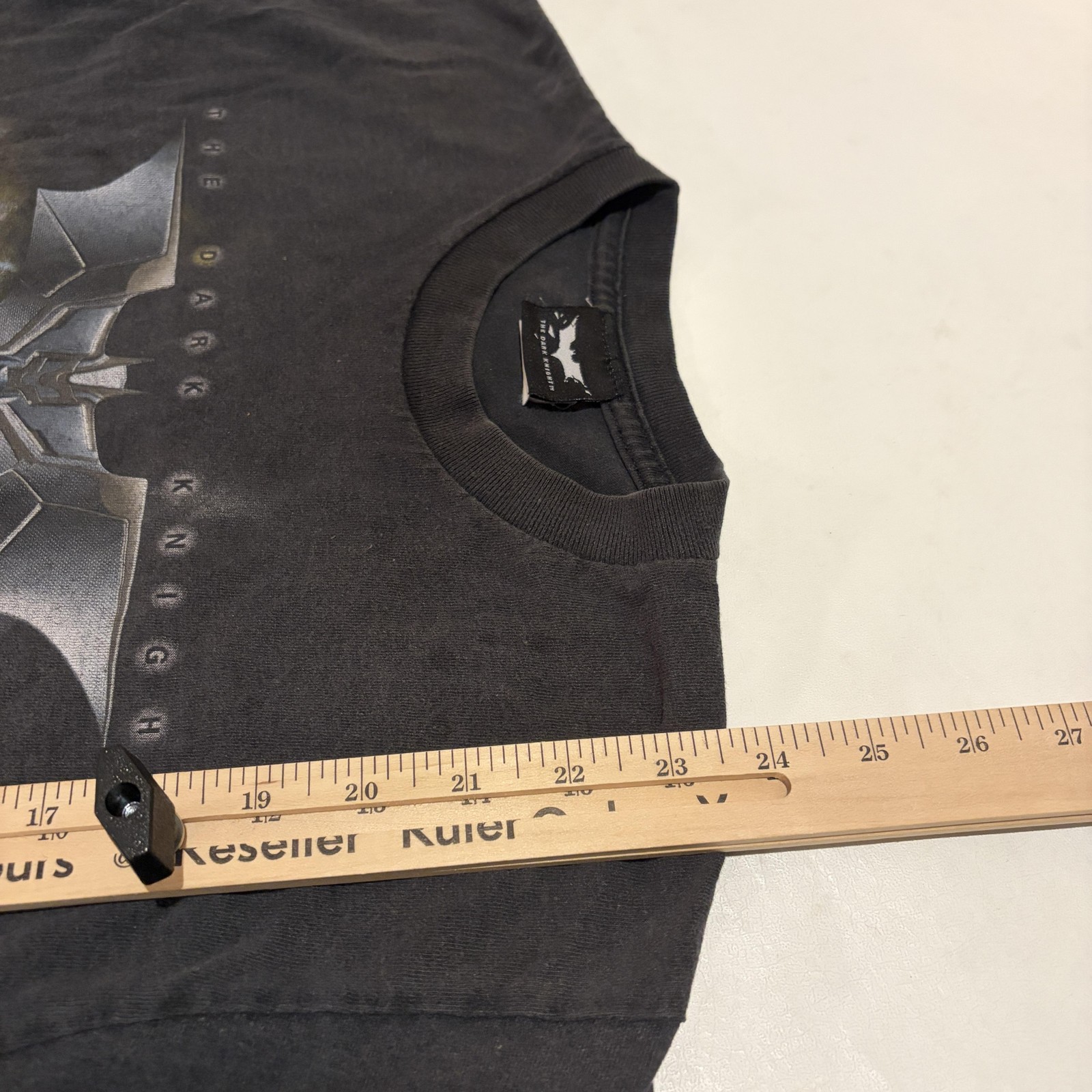 The Dark Knight Shirt Mens Small Black Batman Batpod Motorcycle Graphic Tee DC