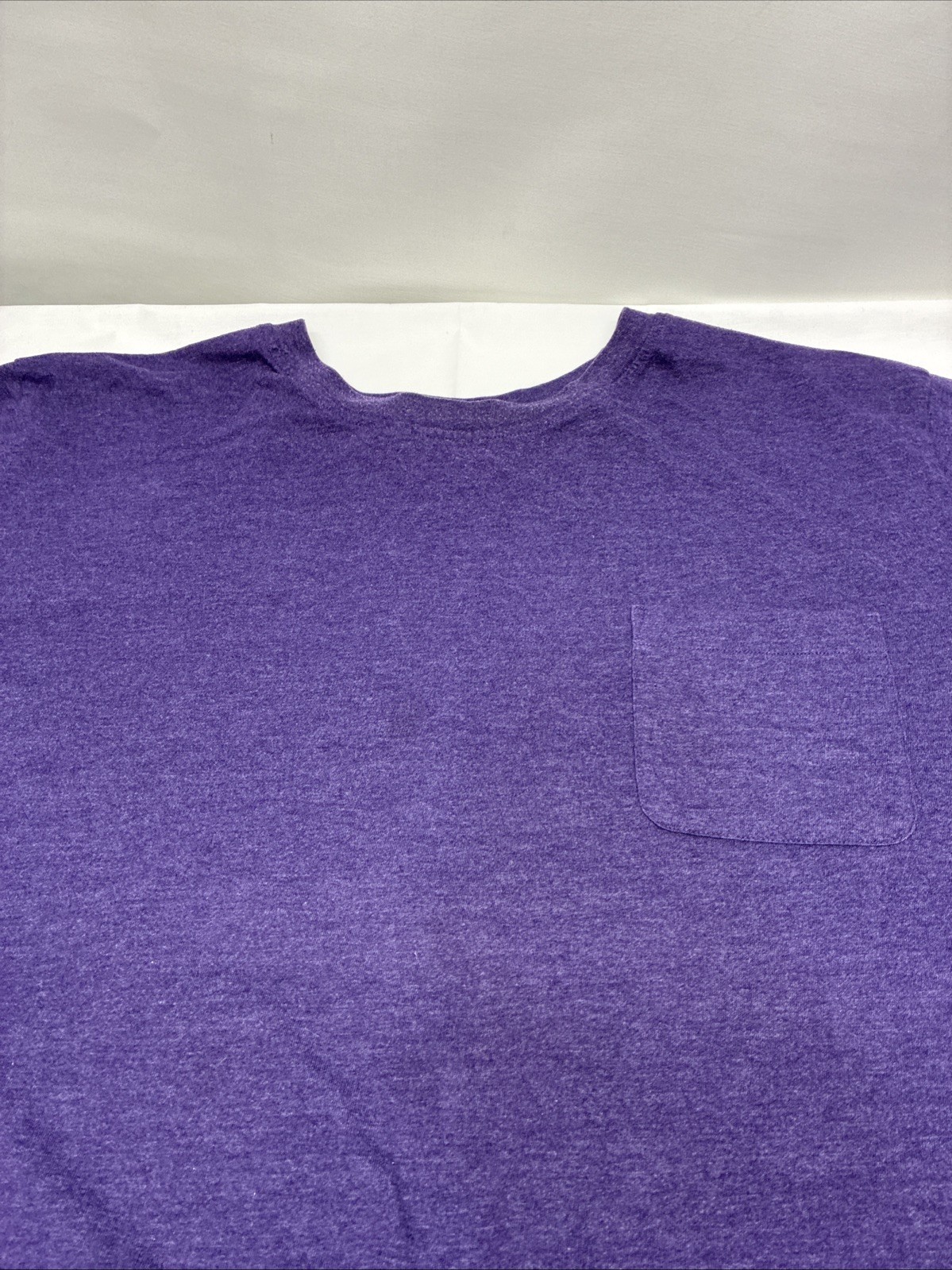 KingSize Shrink-Less Lightweight Longer-Length Crewneck Pocket T-Shirt