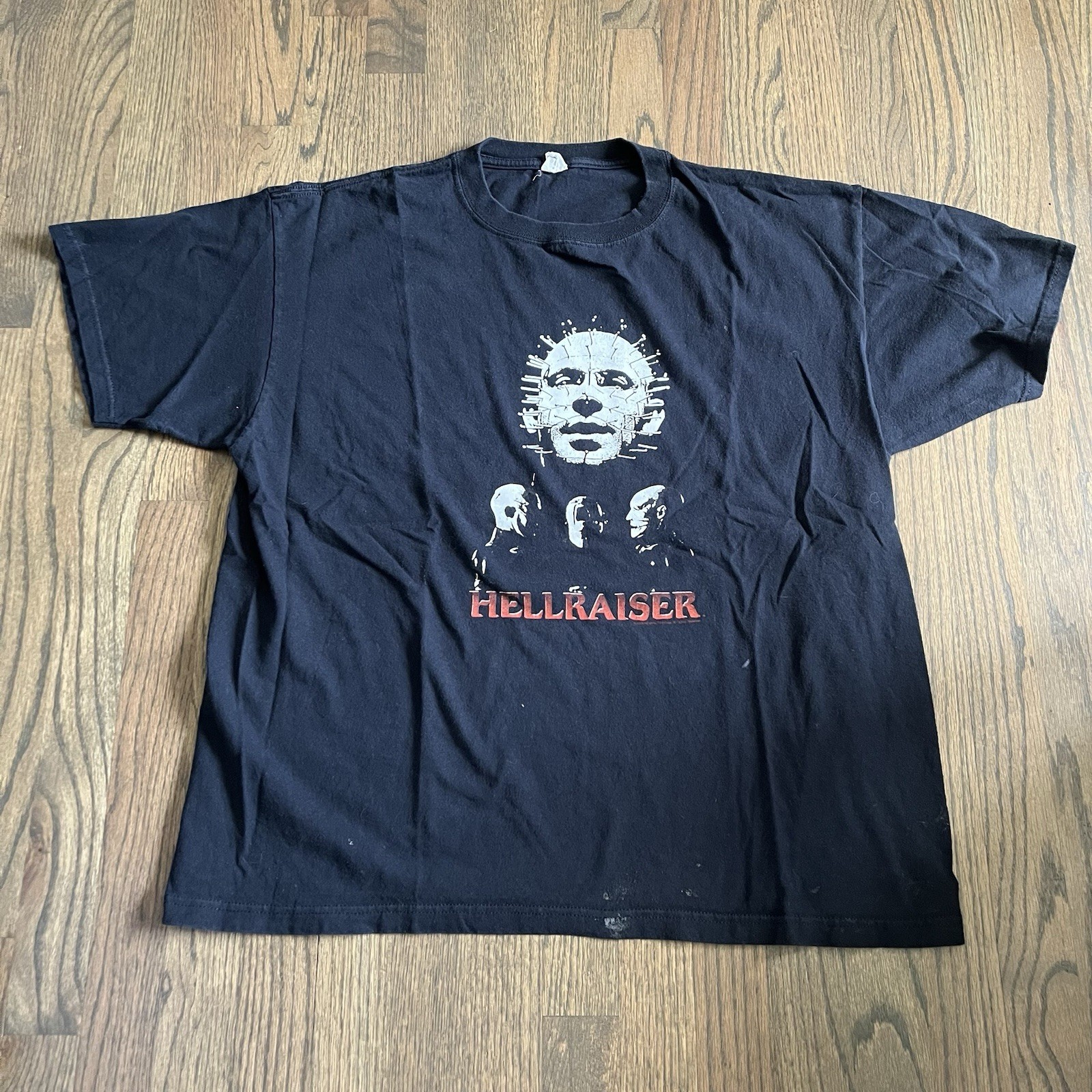 Vintage 2000s Hellraiser Pinhead Halloween Horror Movie Promo Tee Shirt Sz XL