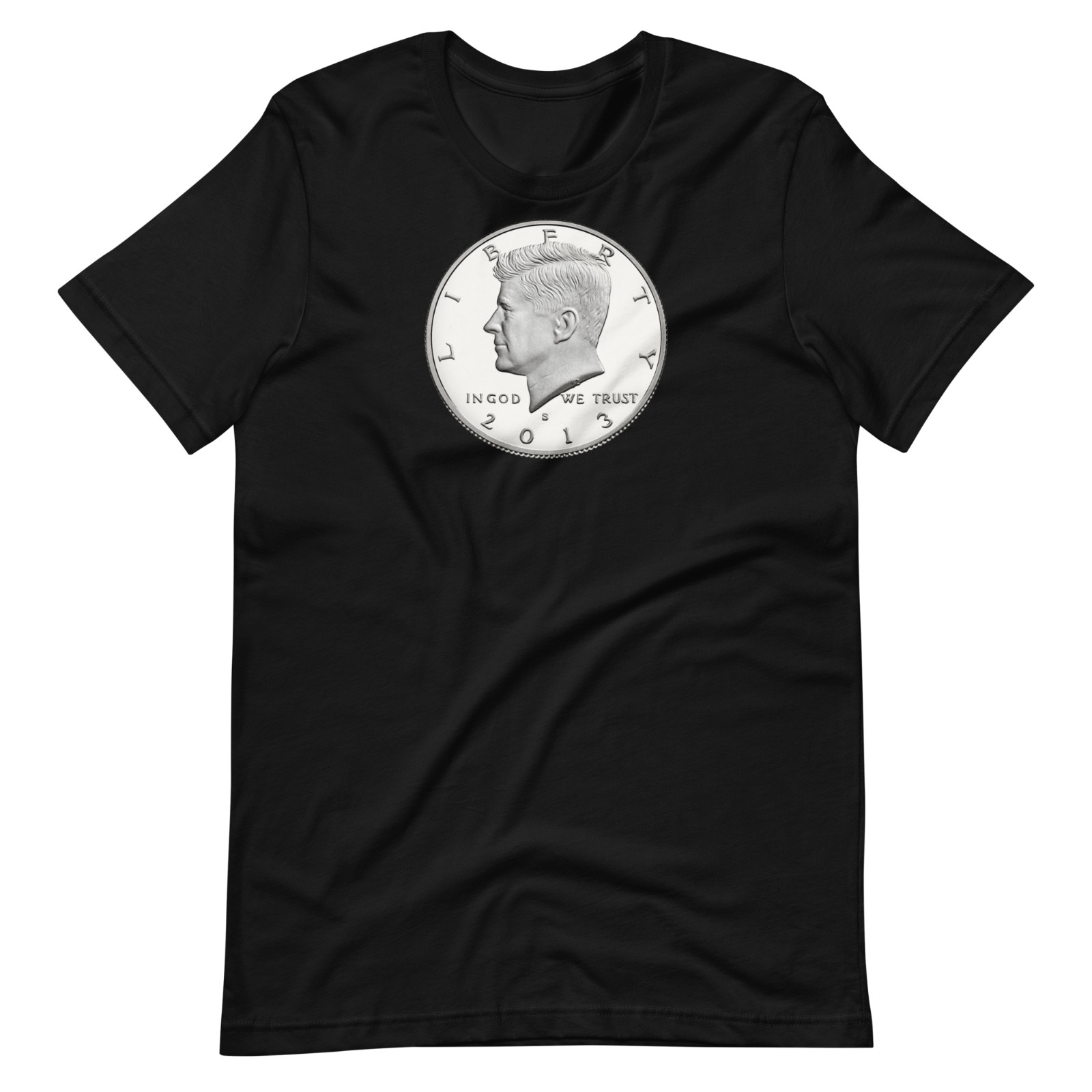 Kennedy Half Dollar TShirt — 2013 S Proof Coin Graphic Tee — Coin Collector Gift
