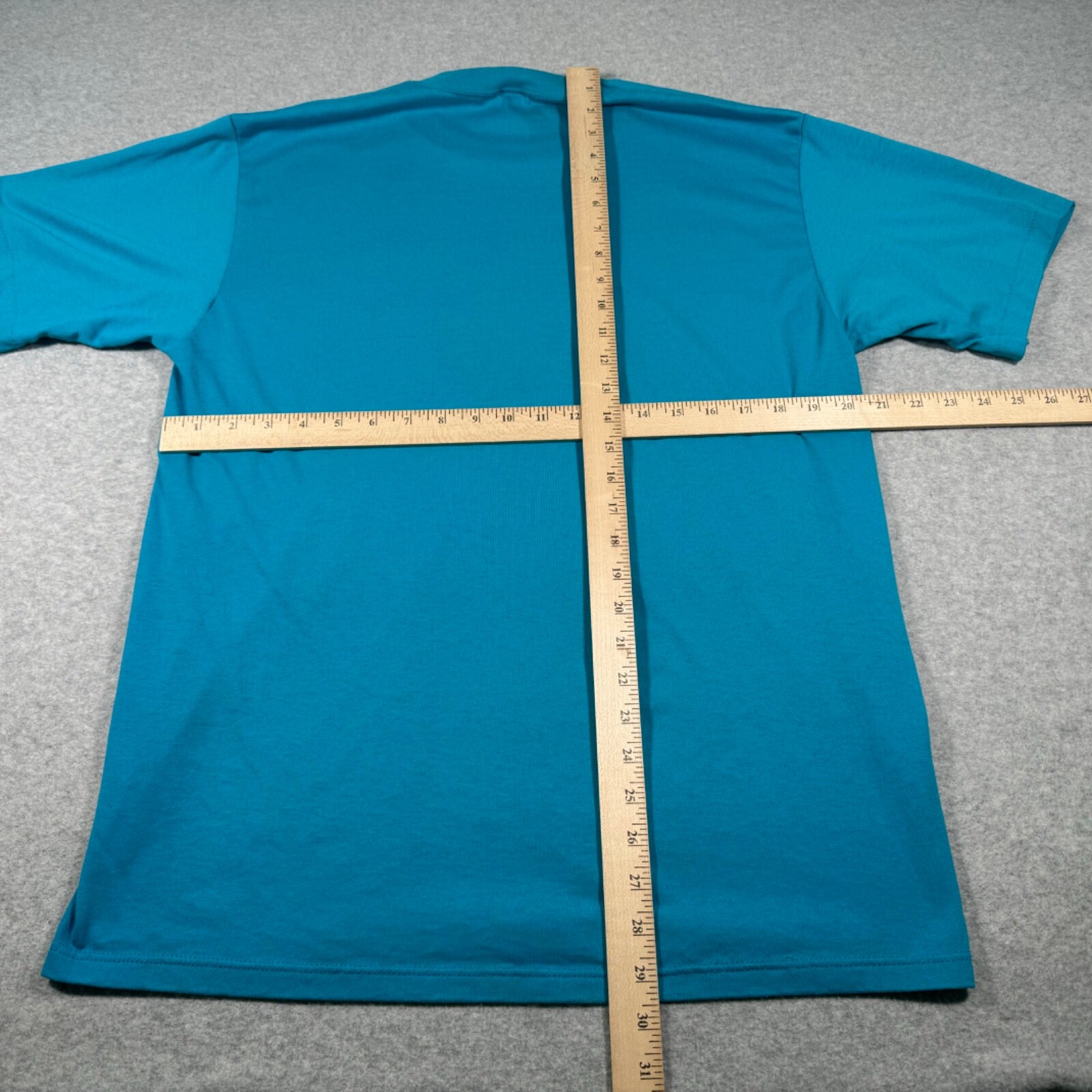 Vintage Elk River Shirt Adult Large Turquoise Single Stitch Minnesota Mens 90s