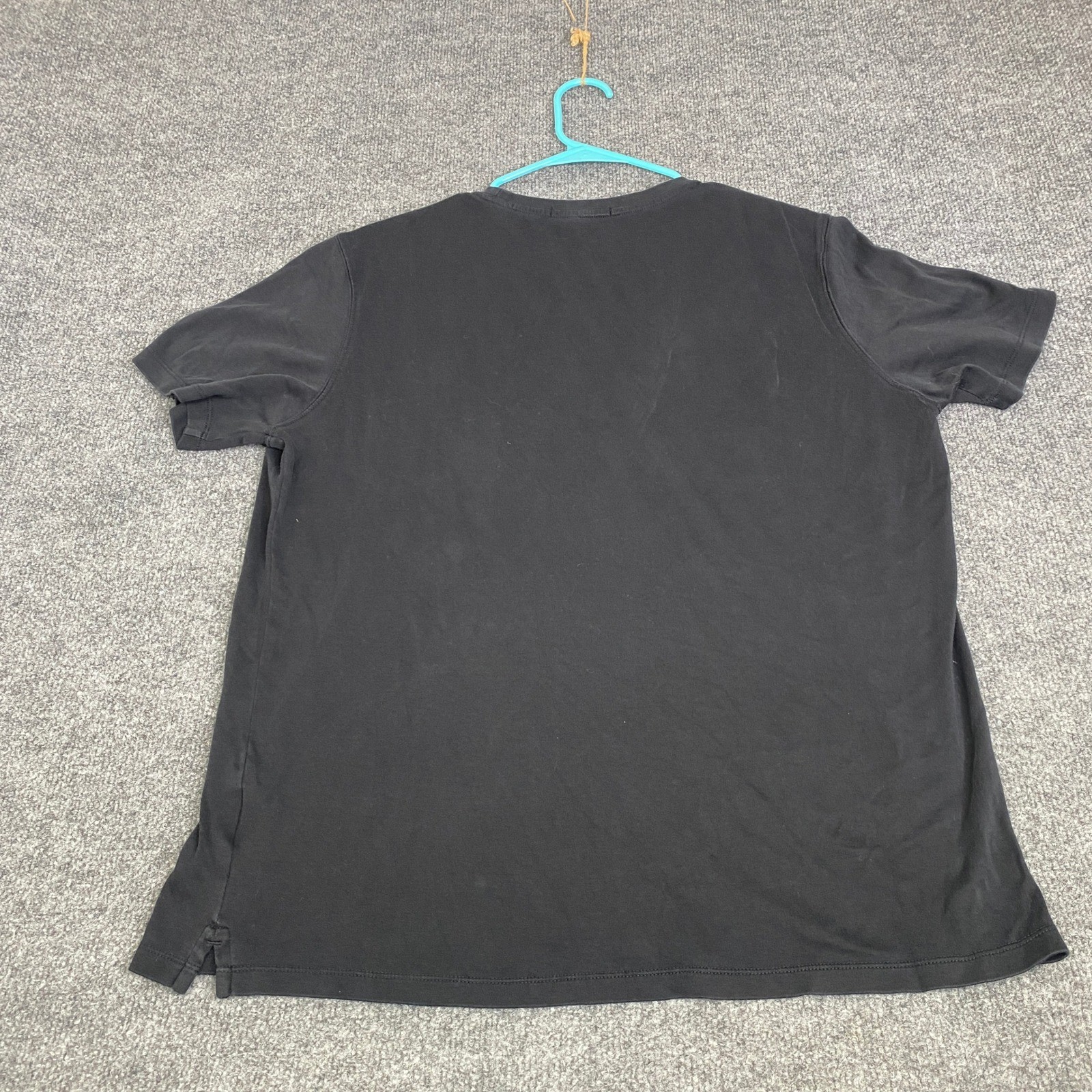 Robert Barakett Crewneck T-Shirt Mens XL Black 100% Pima Cotton SS