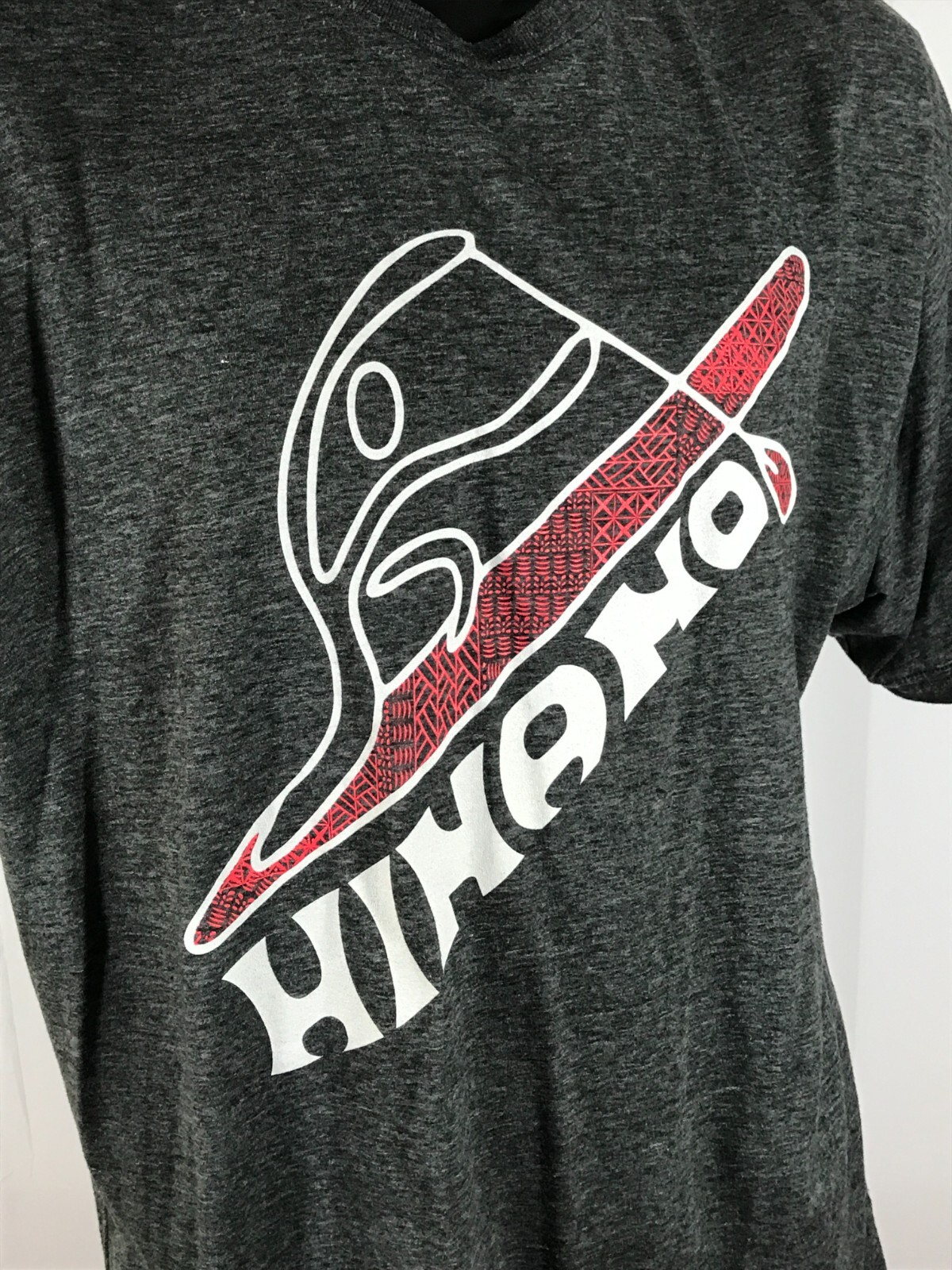 HINANO Tahiti SHIRT 2XL Dont Splash.. Paddle Gray 2-Sided RARE