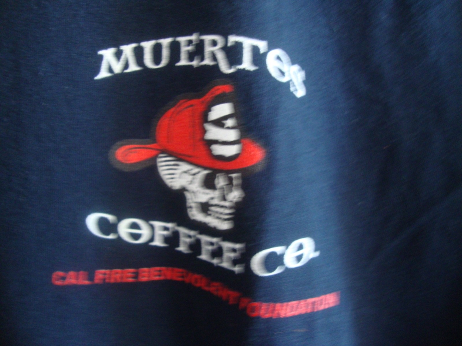 Muertos Coffee Co Cal Fire Benevolent Foundation T-Shirt Mens XL Firefighter