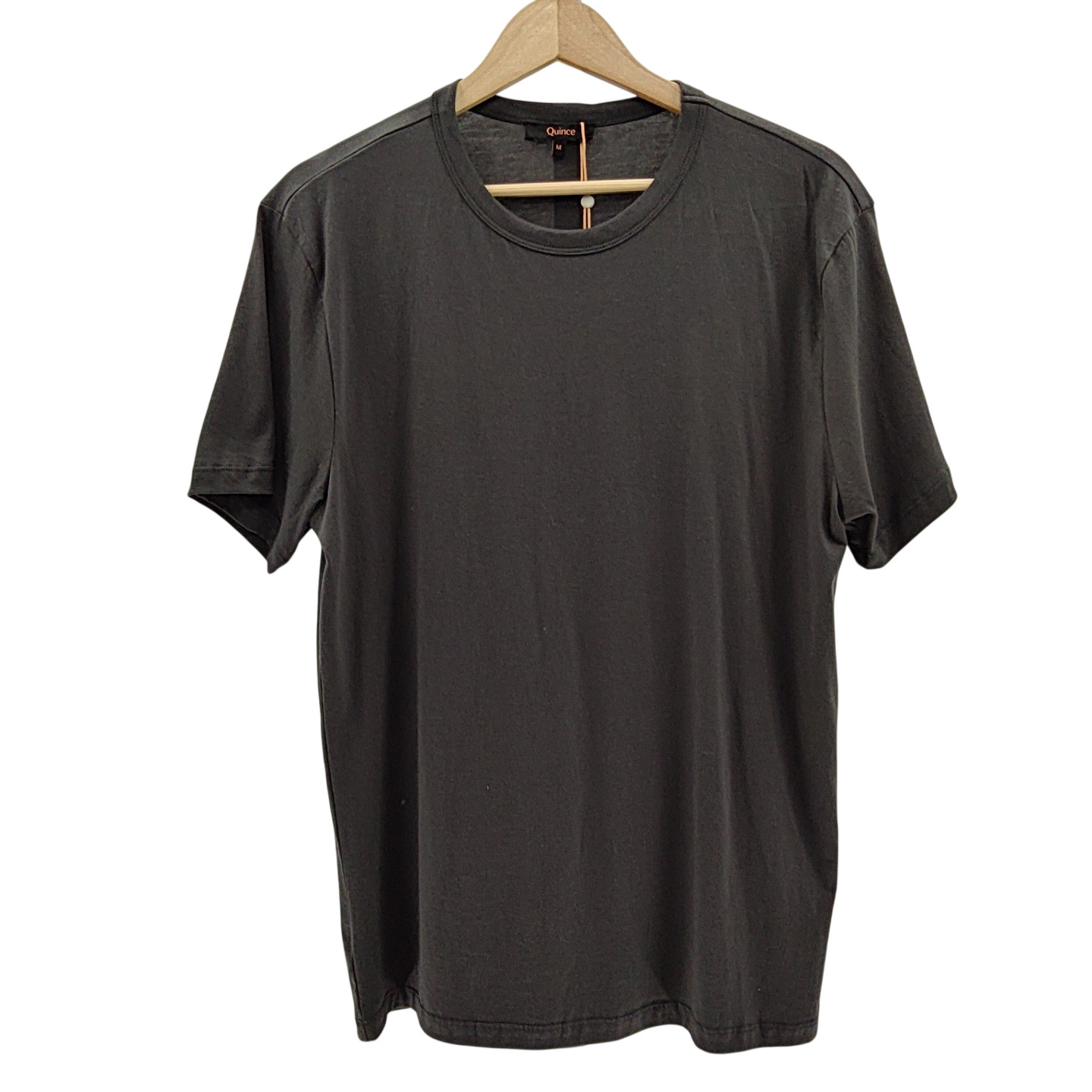 Quince Men 100% Pima Cotton Luxe Touch Tee Gray M