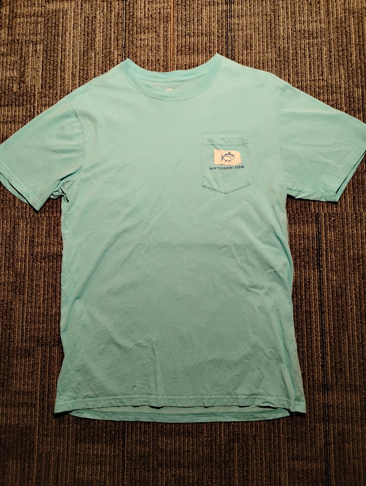 Southern Tide Men’s Medium Pocket T-Shirt 100% Cotton Short Sleeve Outdoor