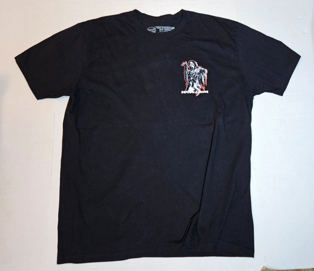 Defcon Canine Ghost Face Double Sided Black T Shirt XXL