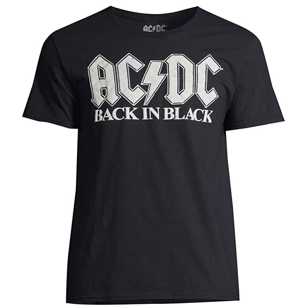 AC/DC Back In Black Music Band Men’s T-Shirt