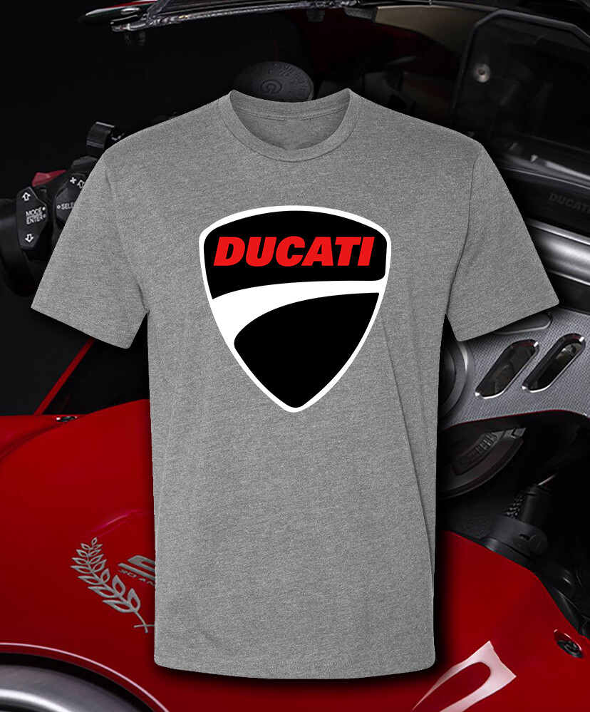 Ducati Motorcycle Racing Shirt – Adult & Youth sizes up to 6XL Fast Ship!!